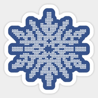 Snowflake Christmas Sweater Sticker